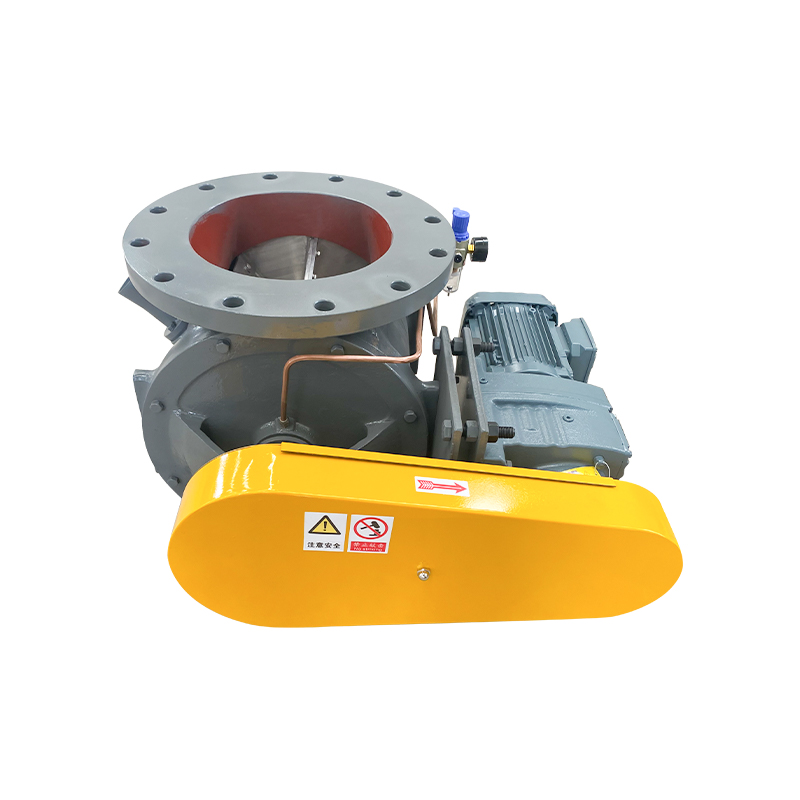 Tyhjennys/ilmapyyhkäisykierrosaukkoinen pyörivä venttiili